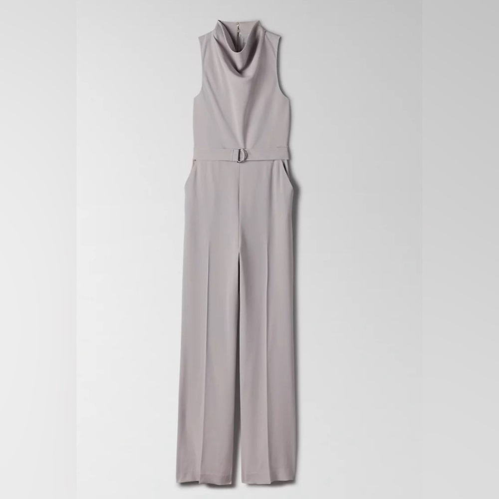 Aritzia Babaton Gray Rossi Jumpsuit - Size 0